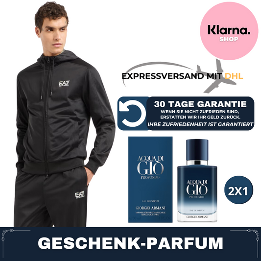 ATMUNGSAKTIVER BAUMWOLL-TRAININGSANZUG + GRATIS PARFUM (BEGRENZT)